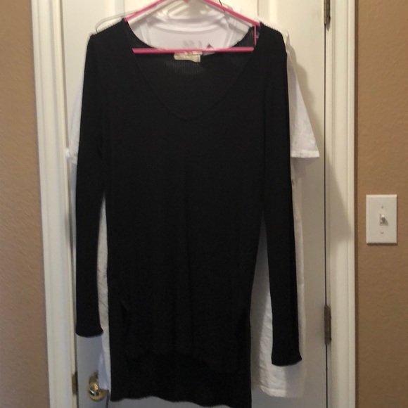 Black high low top (ribbed) - Picture 1 of 1